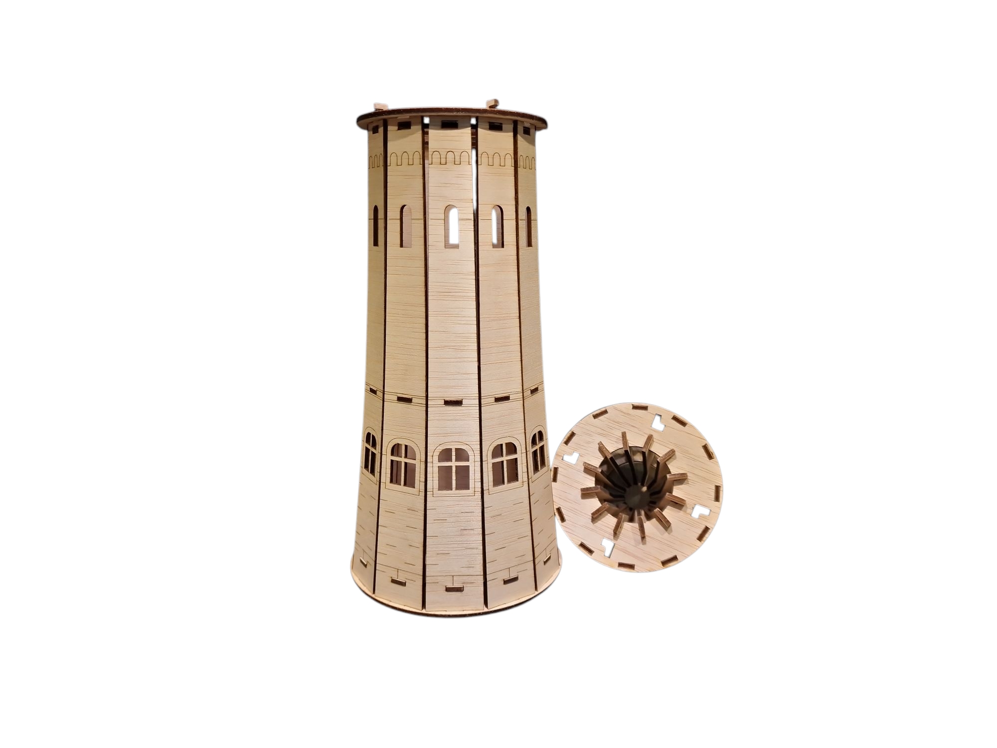 Vuurtoren zonder dop- wijnfles