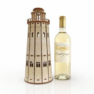 Vuurtoren - wijnfles houder
