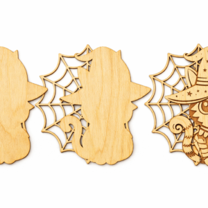 Deurhanger Halloween poesje pompoen