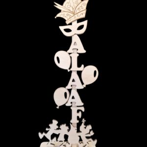 Carnaval raamdecoratie alaaf